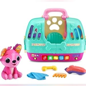EUC~Cute~Vtech Glam & Go Puppy Salon Learning Playset~3 Modes~Learning & Play